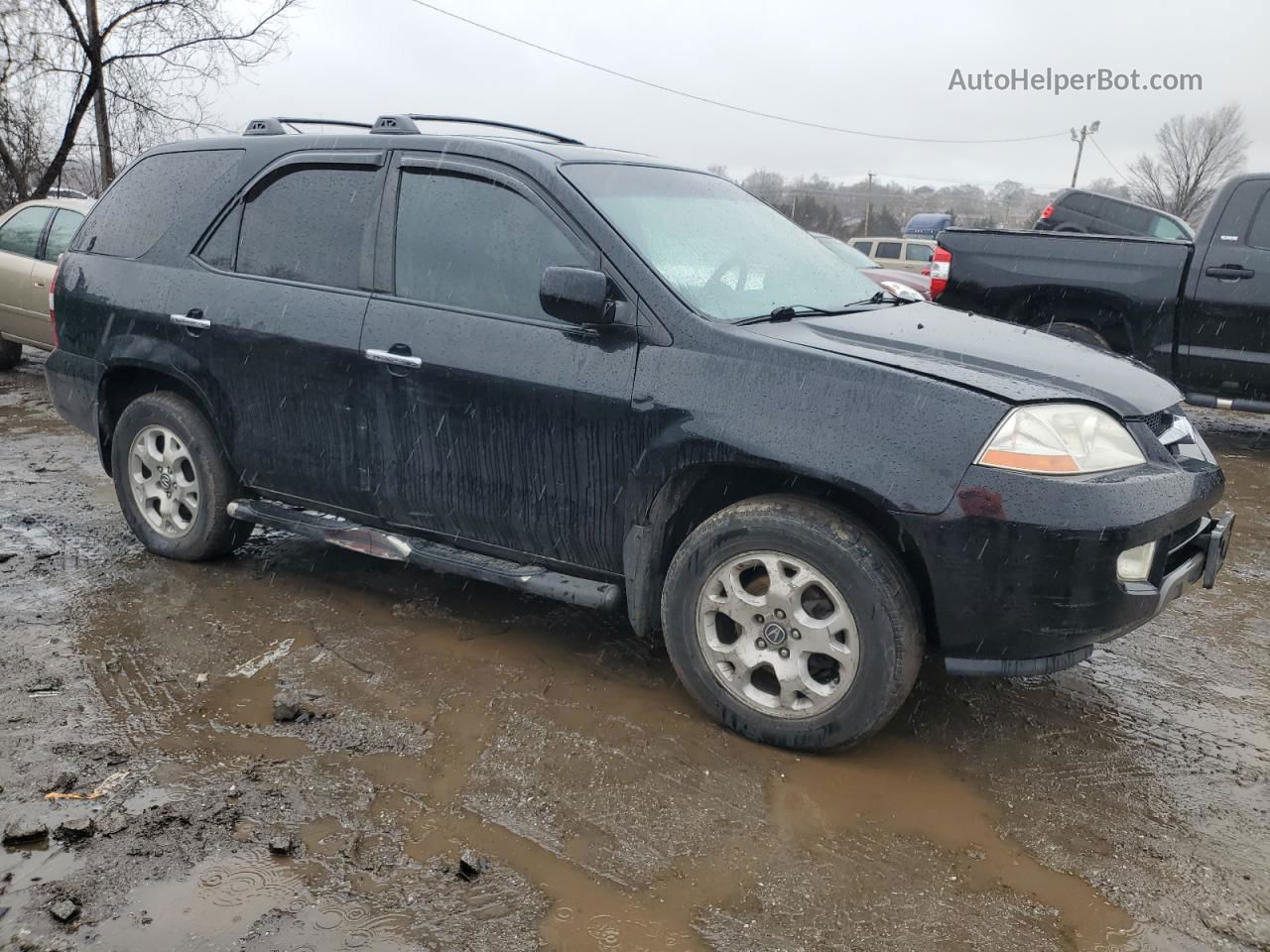 2002 Acura Mdx Touring Black vin: 2HNYD18602H514333