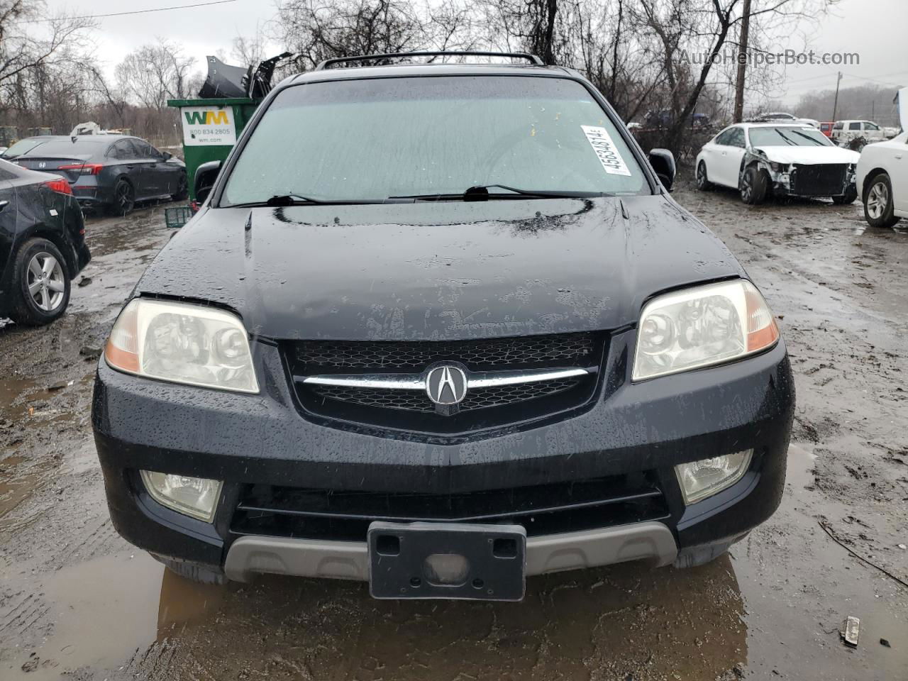 2002 Acura Mdx Touring Black vin: 2HNYD18602H514333