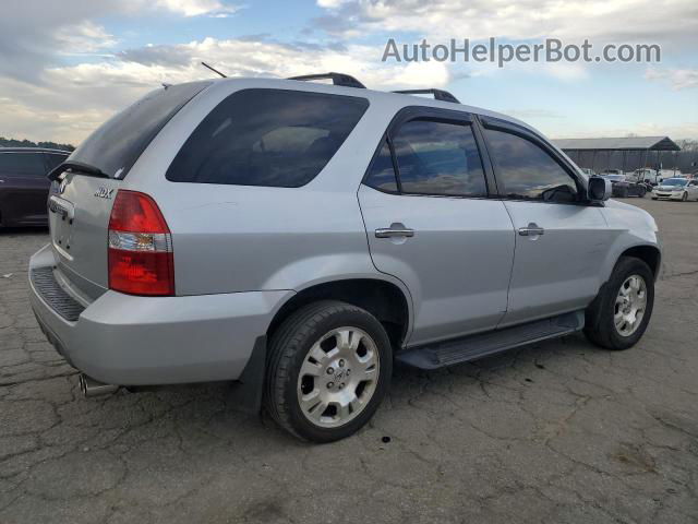 2002 Acura Mdx Touring Silver vin: 2HNYD18612H500246