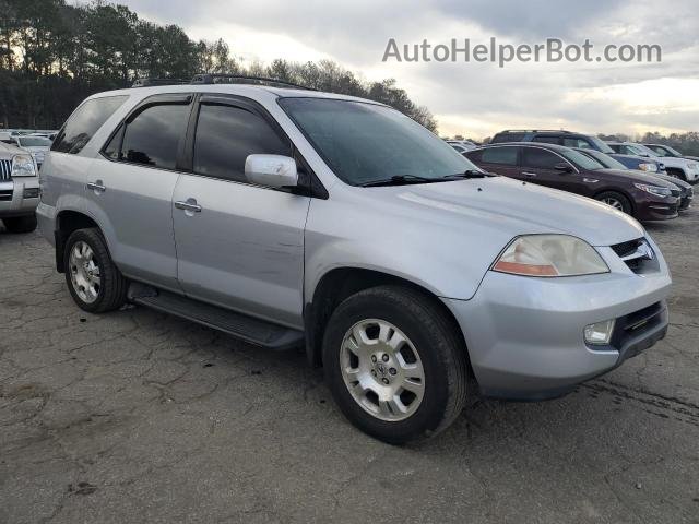 2002 Acura Mdx Touring Silver vin: 2HNYD18612H500246