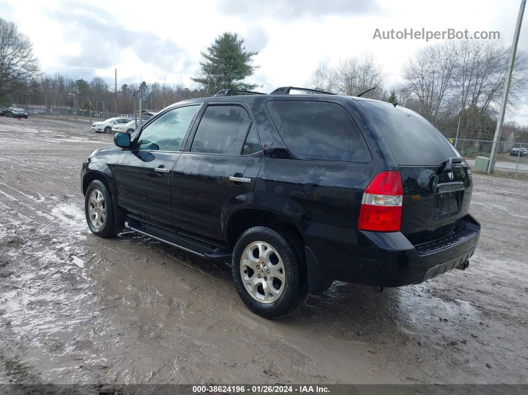 2002 Acura Mdx Touring Pkg Black vin: 2HNYD18612H507813