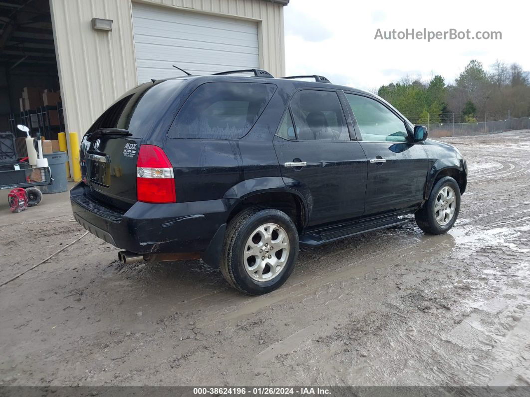 2002 Acura Mdx Touring Pkg Black vin: 2HNYD18612H507813