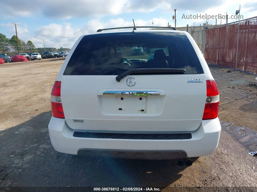 2002 Acura Mdx Touring Pkg White vin: 2HNYD18612H530945