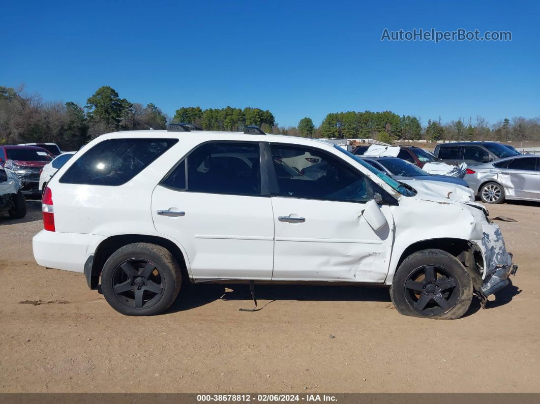 2002 Acura Mdx Touring Pkg White vin: 2HNYD18612H530945