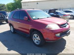 2002 Acura Mdx   Burgundy vin: 2HNYD18612H536714