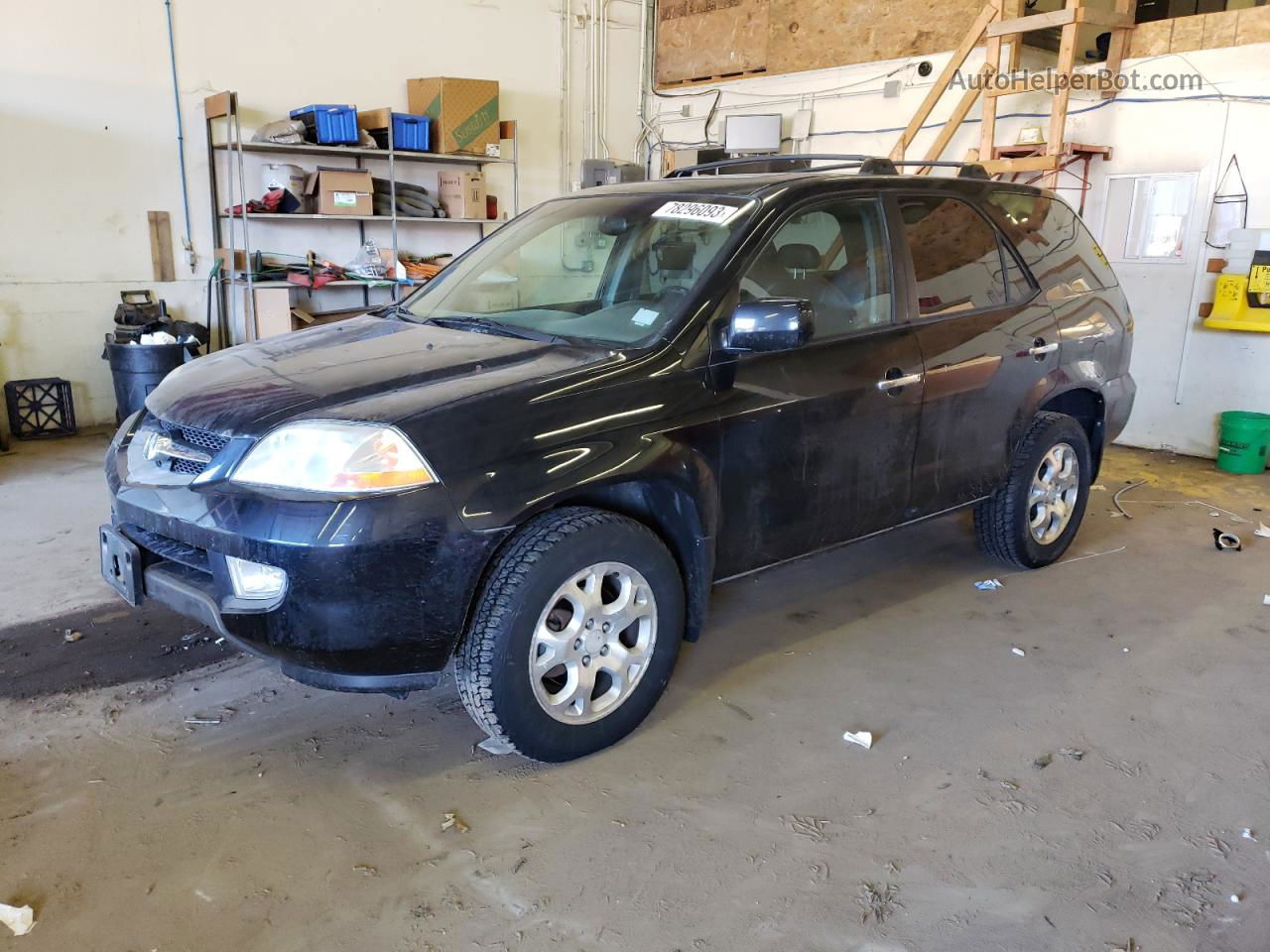 2002 Acura Mdx Touring Black vin: 2HNYD18612H537622