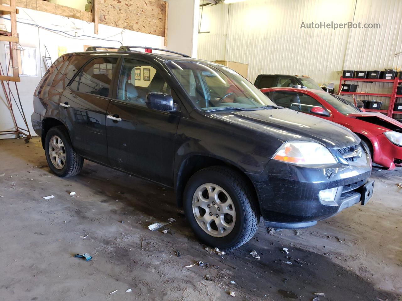 2002 Acura Mdx Touring Black vin: 2HNYD18612H537622