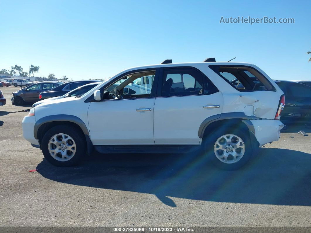 2002 Acura Mdx Touring Pkg White vin: 2HNYD18622H500272