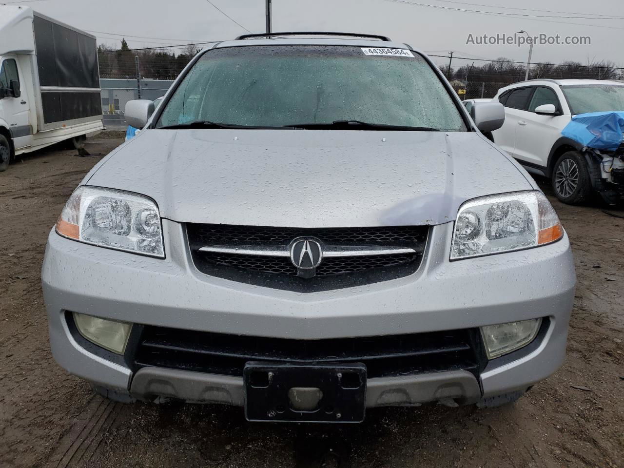 2002 Acura Mdx Touring Silver vin: 2HNYD18622H506623