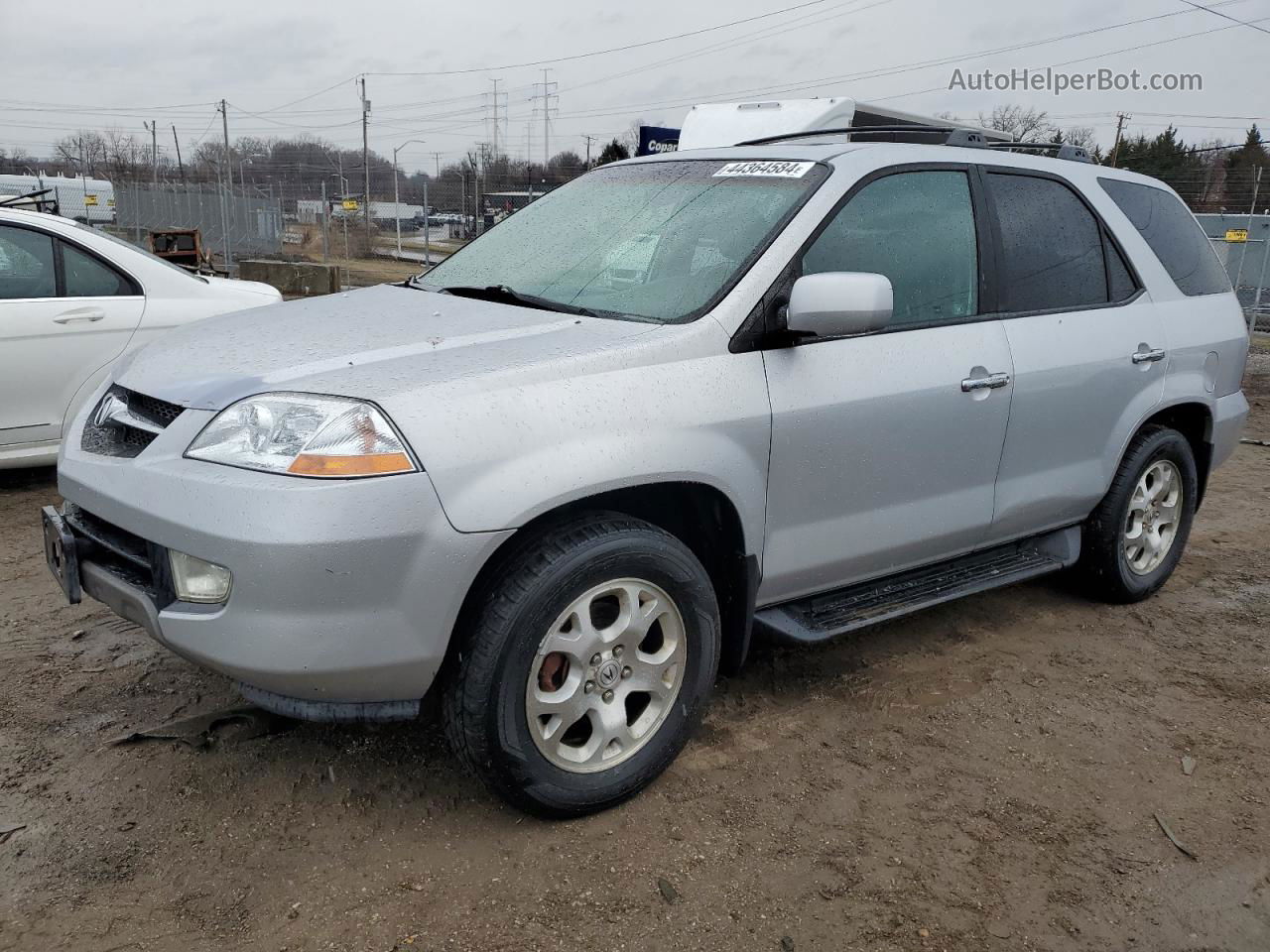 2002 Acura Mdx Touring Silver vin: 2HNYD18622H506623