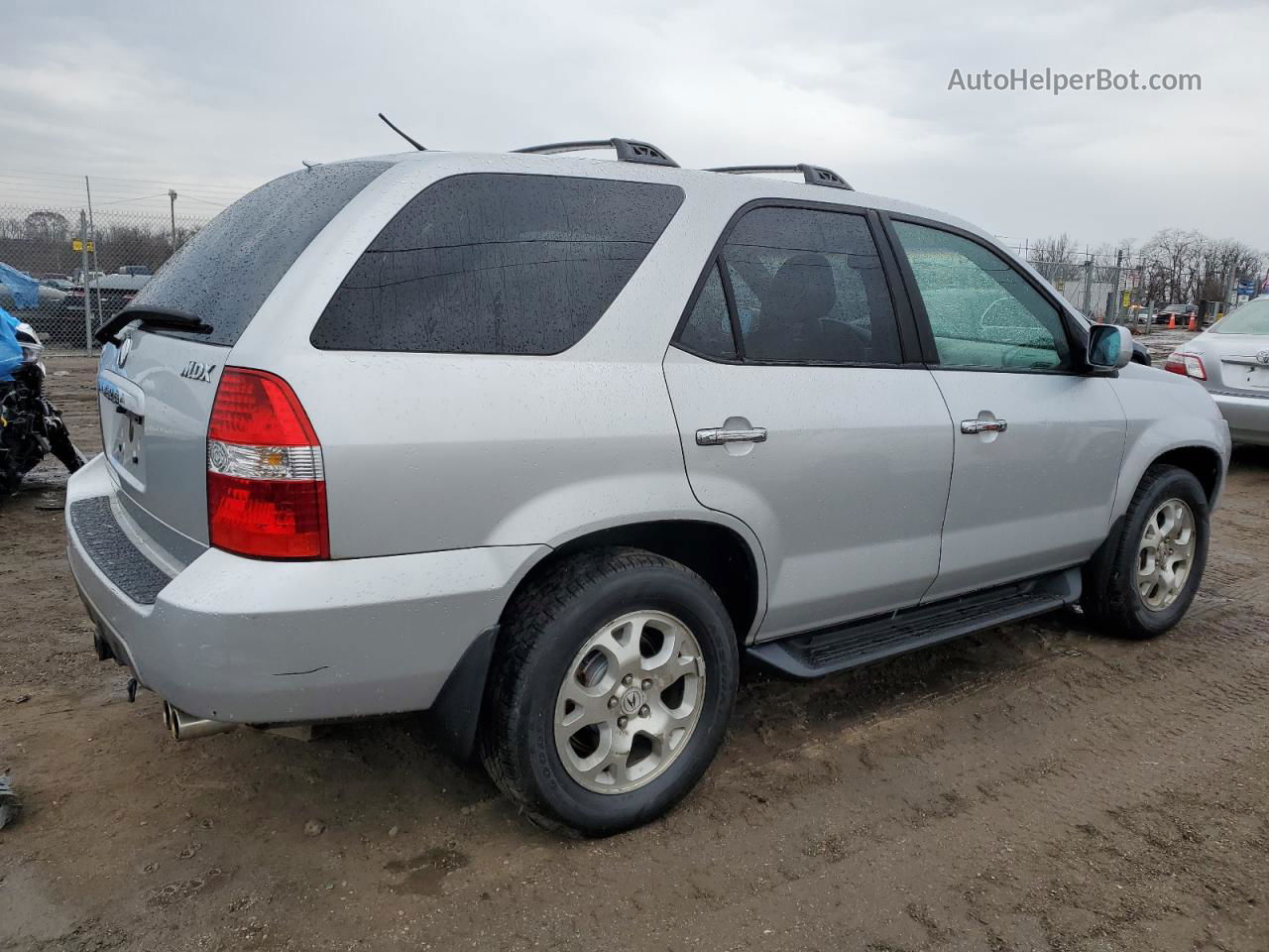 2002 Acura Mdx Touring Silver vin: 2HNYD18622H506623