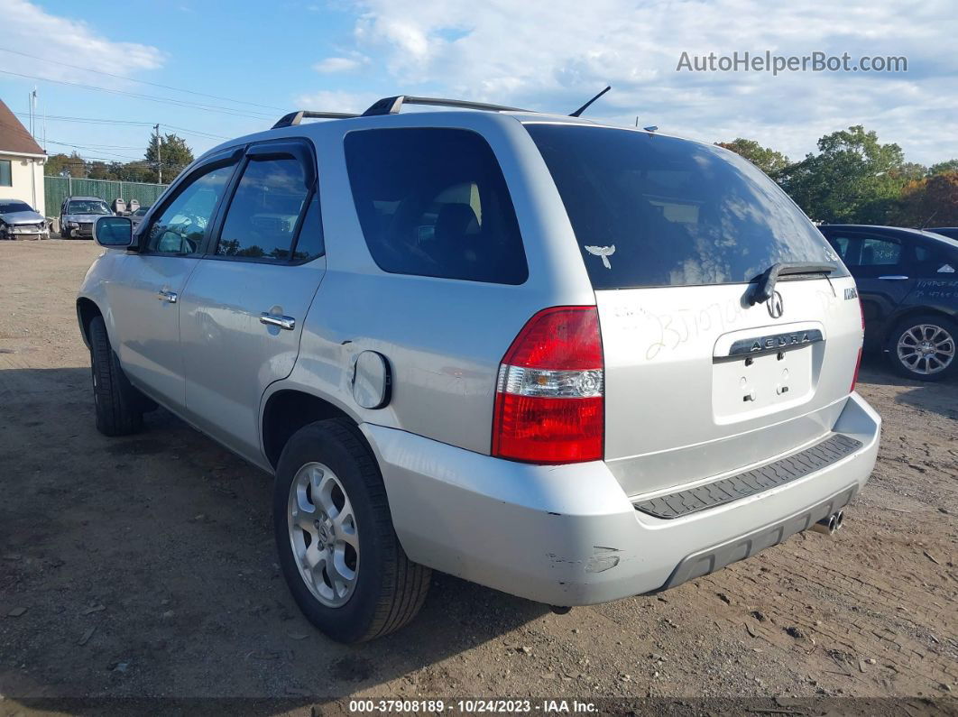 2002 Acura Mdx Touring Pkg Silver vin: 2HNYD18622H514558