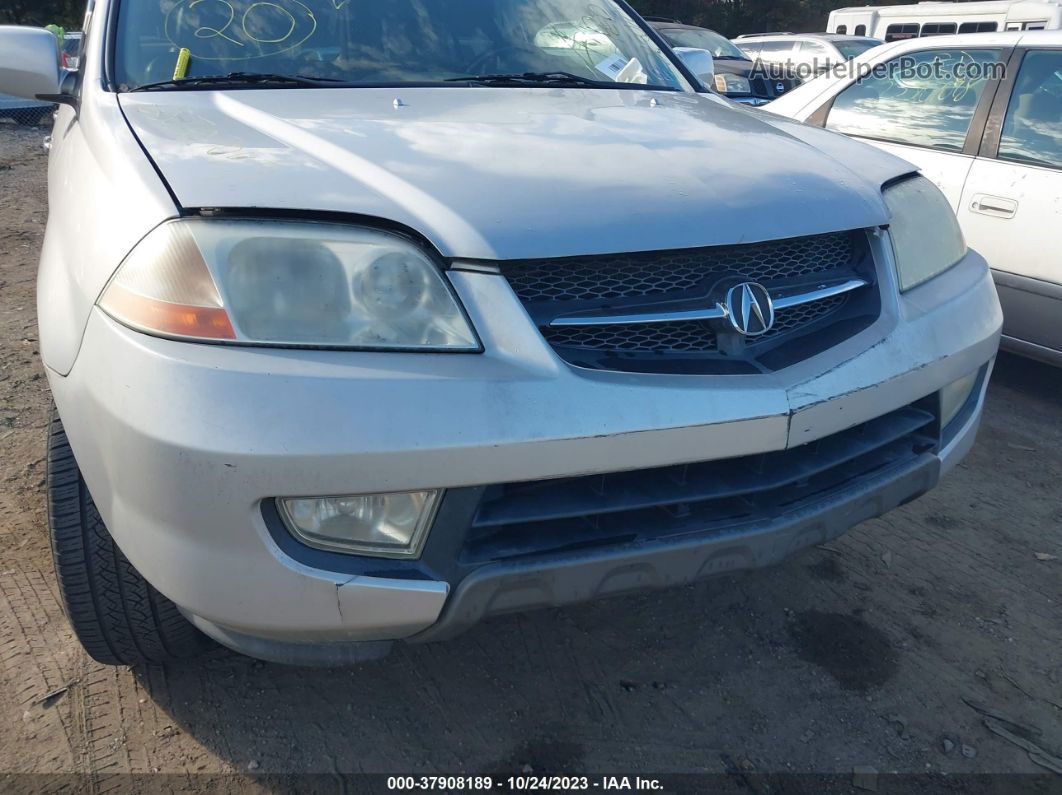 2002 Acura Mdx Touring Pkg Silver vin: 2HNYD18622H514558