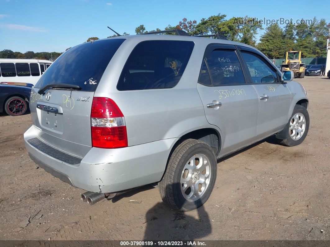 2002 Acura Mdx Touring Pkg Silver vin: 2HNYD18622H514558