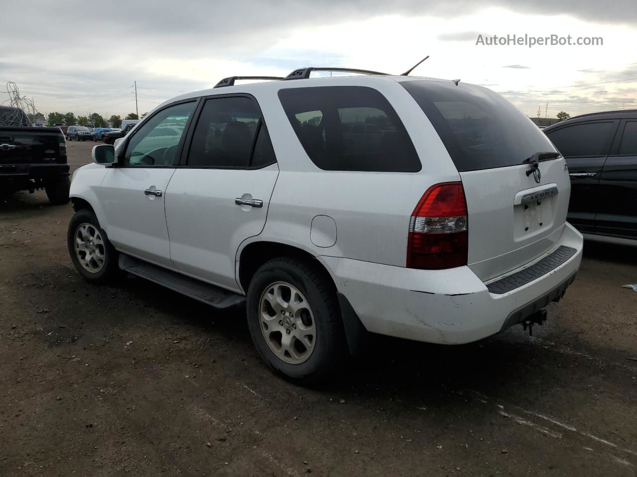 2002 Acura Mdx Touring White vin: 2HNYD18622H524183