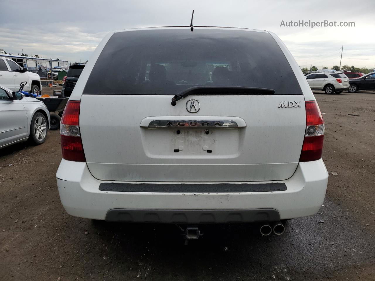 2002 Acura Mdx Touring White vin: 2HNYD18622H524183