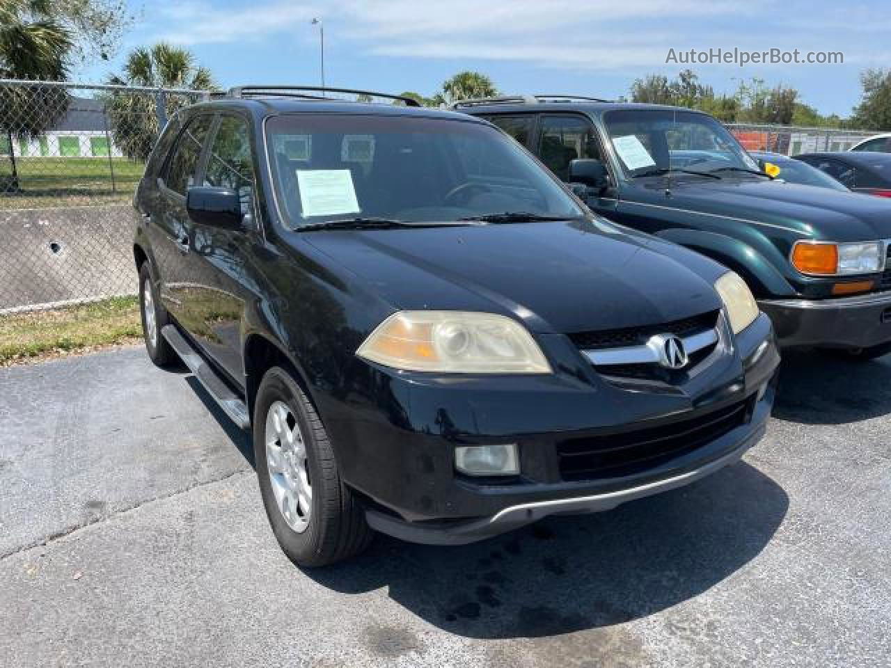 2005 Acura Mdx Touring Black vin: 2HNYD18625H542302