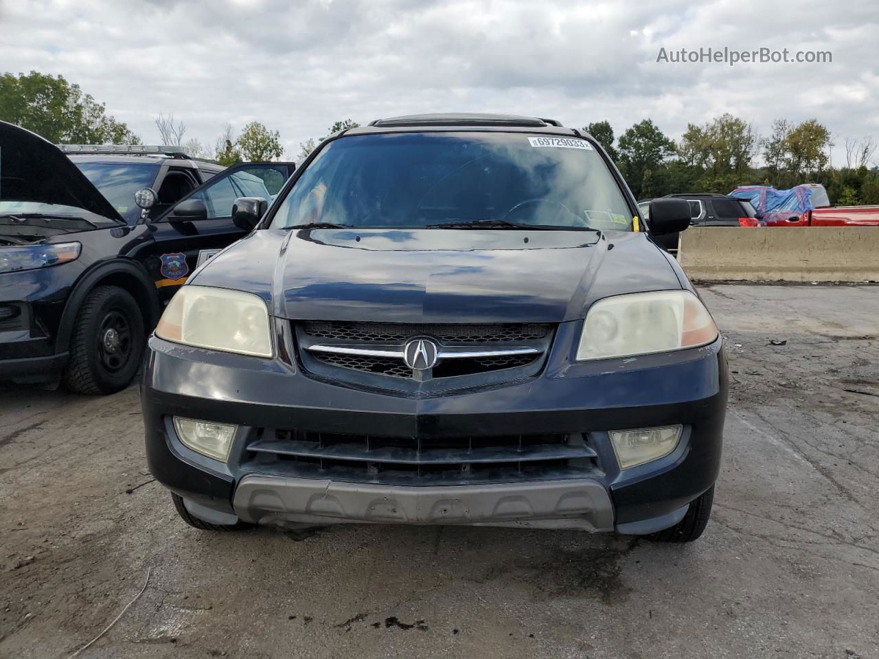 2002 Acura Mdx Touring Black vin: 2HNYD18632H502984