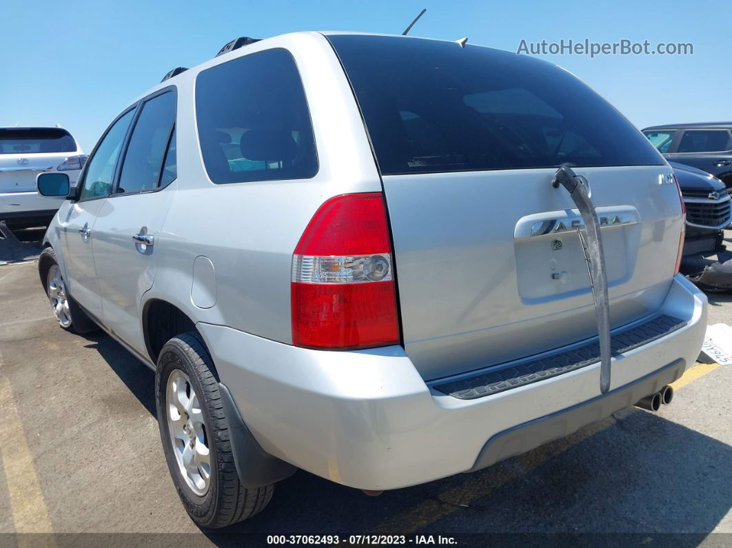 2002 Acura Mdx Touring Pkg Silver vin: 2HNYD18632H546645