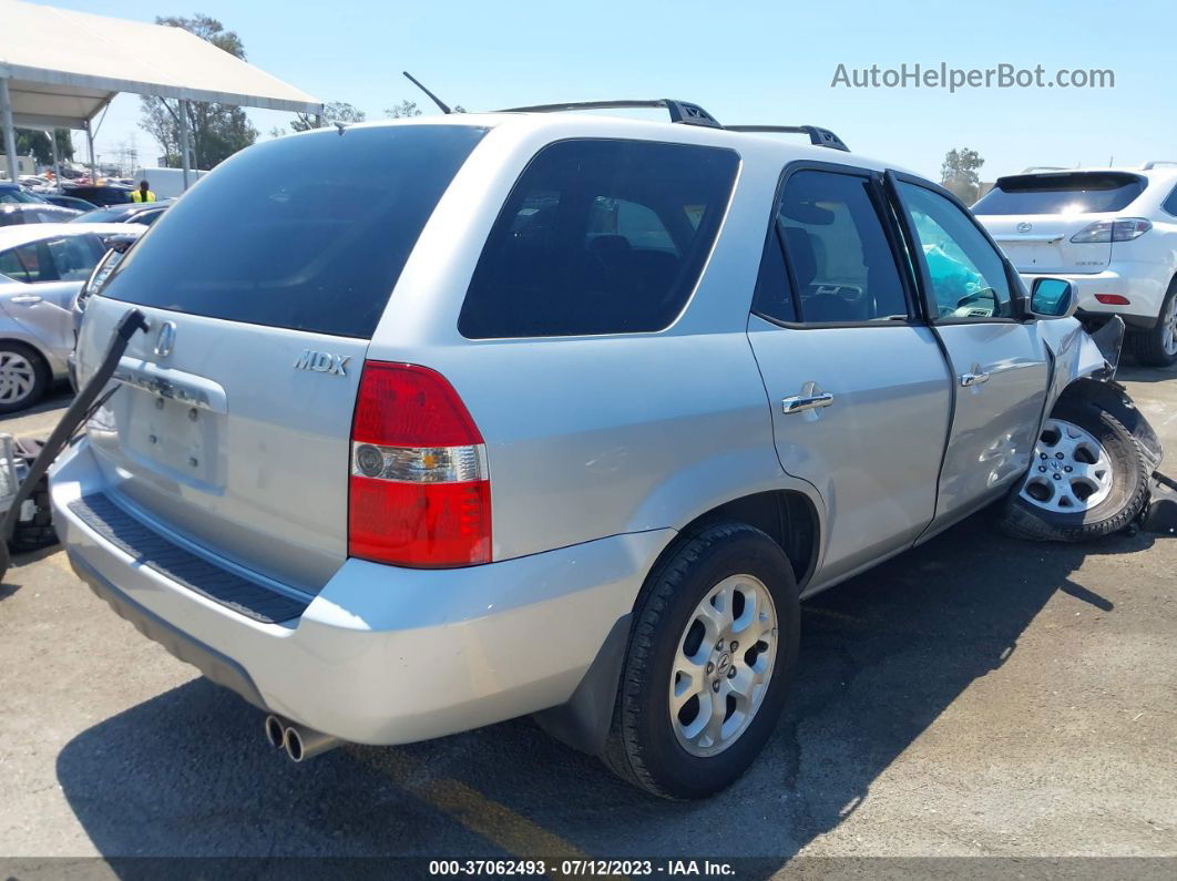 2002 Acura Mdx Touring Pkg Silver vin: 2HNYD18632H546645