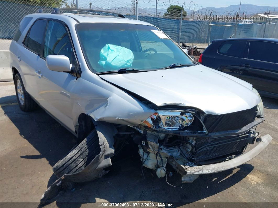 2002 Acura Mdx Touring Pkg Silver vin: 2HNYD18632H546645