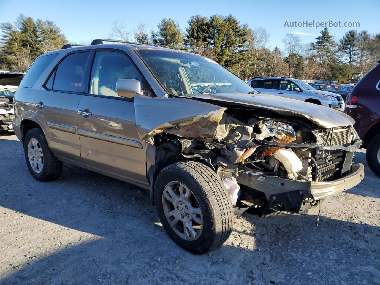 2005 Acura Mdx Touring Tan vin: 2HNYD18635H512029