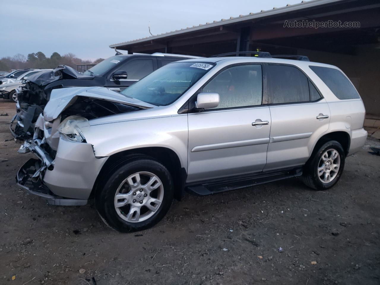 2005 Acura Mdx Touring Silver vin: 2HNYD18635H532006