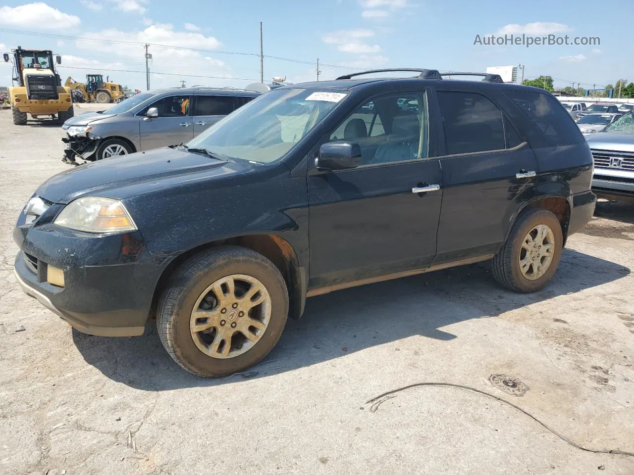 2005 Acura Mdx Touring Black vin: 2HNYD18635H558749