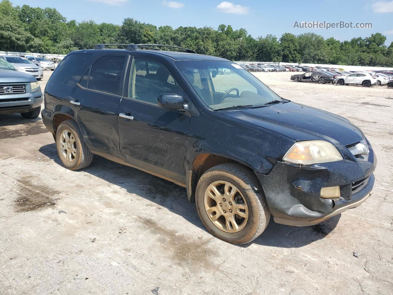 2005 Acura Mdx Touring Black vin: 2HNYD18635H558749