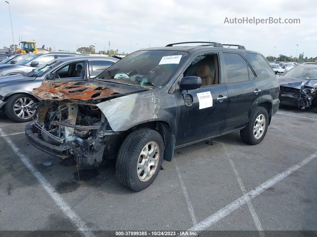 2002 Acura Mdx Touring Pkg Черный vin: 2HNYD18642H507773