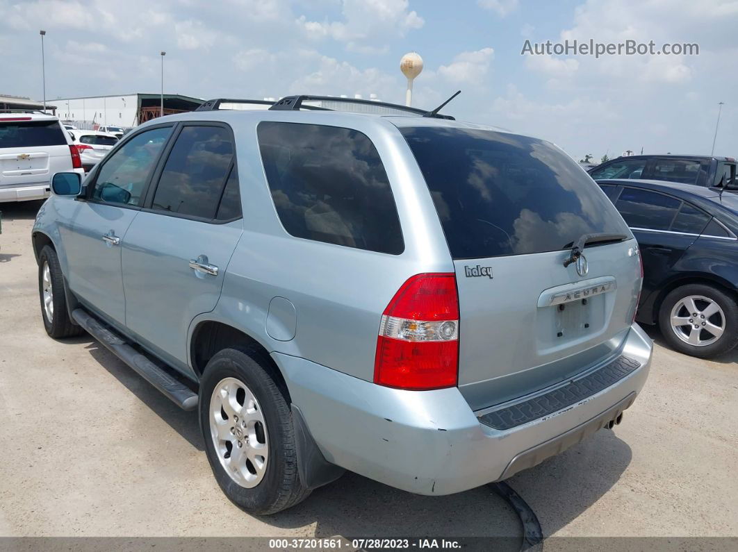 2002 Acura Mdx Touring Pkg Светло-синий vin: 2HNYD18642H535590