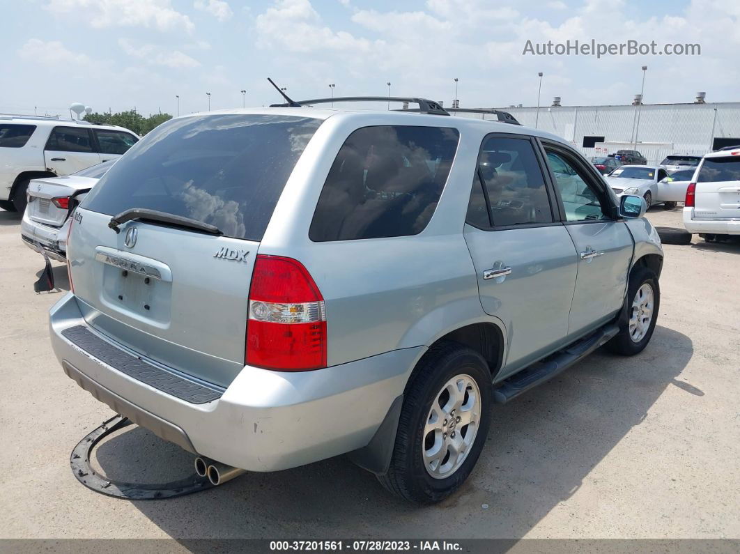 2002 Acura Mdx Touring Pkg Light Blue vin: 2HNYD18642H535590