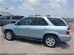 2002 Acura Mdx Touring Pkg Light Blue vin: 2HNYD18642H535590