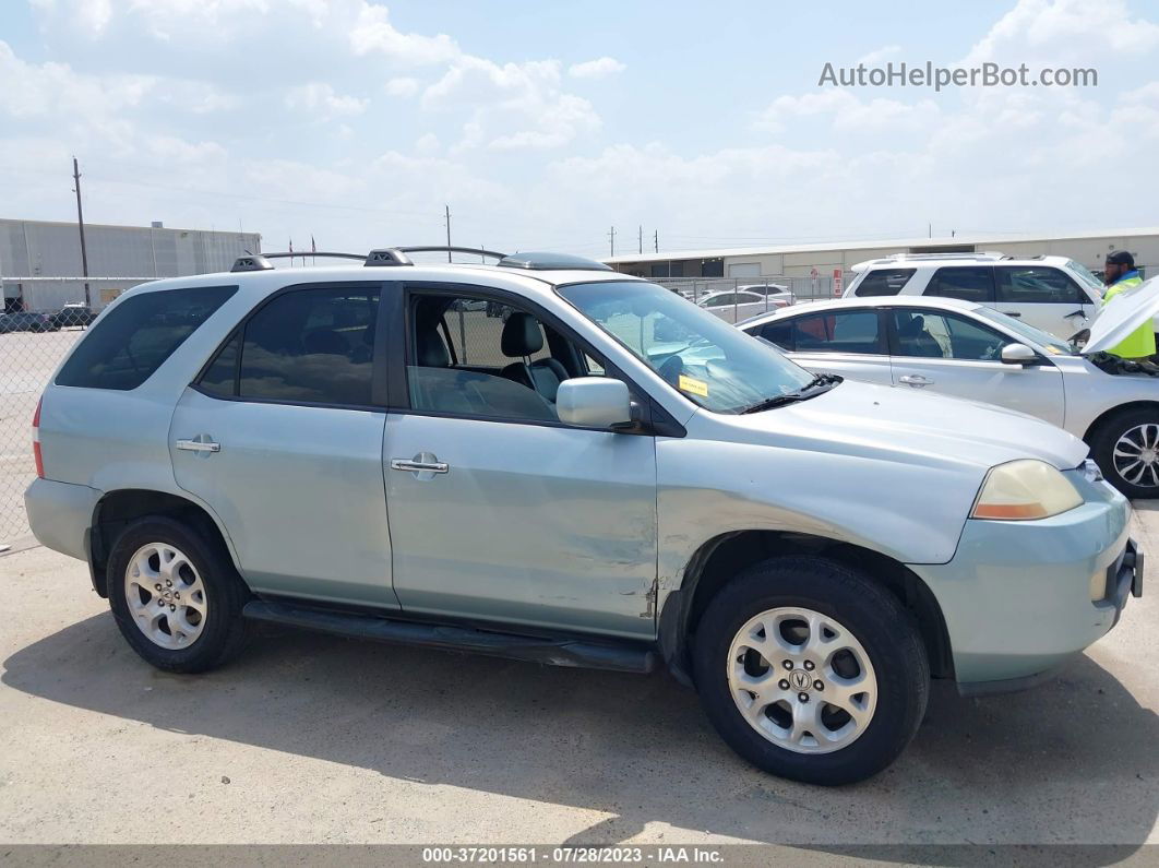 2002 Acura Mdx Touring Pkg Light Blue vin: 2HNYD18642H535590