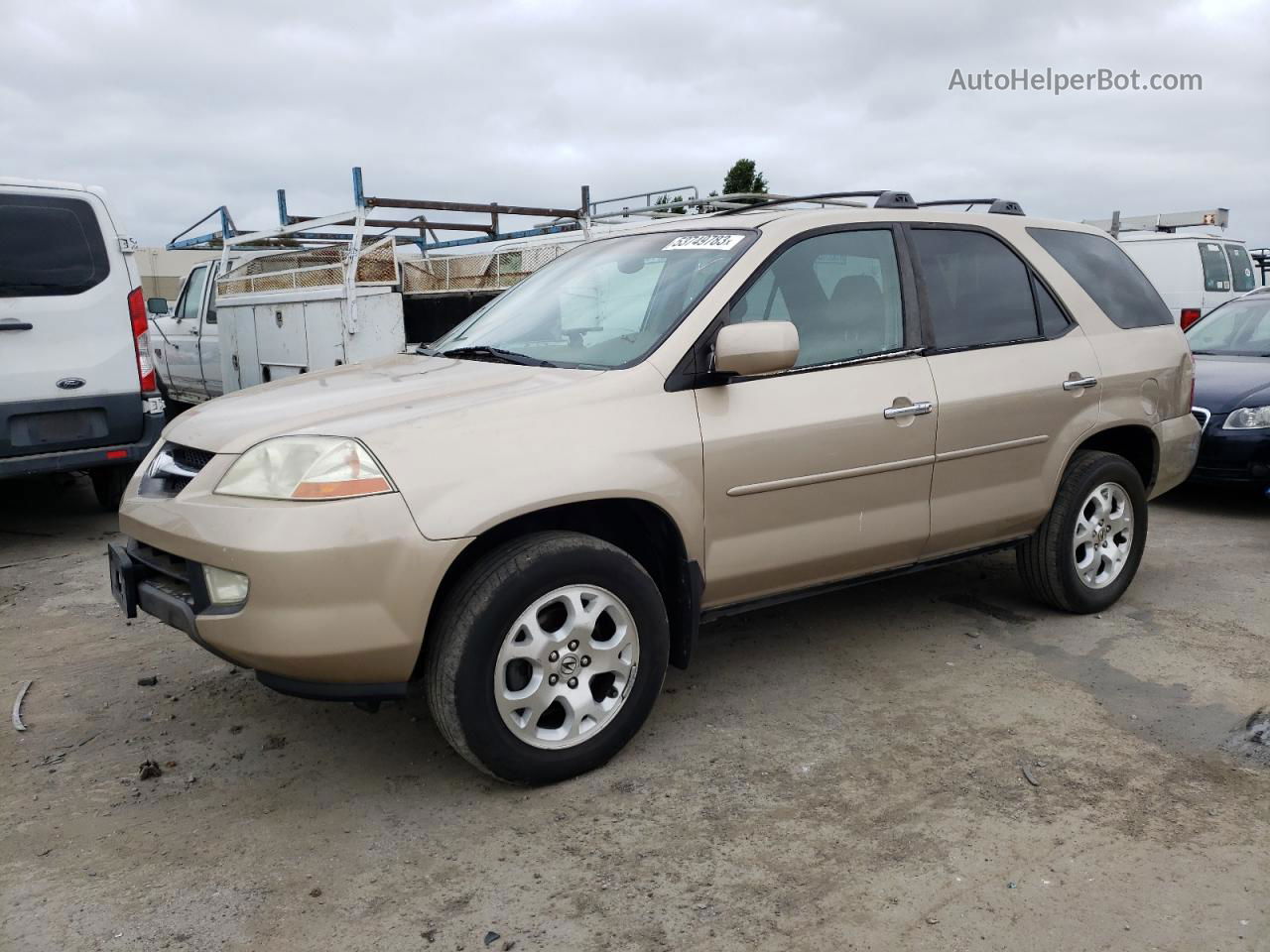 2002 Acura Mdx Touring Gold vin: 2HNYD18642H544757