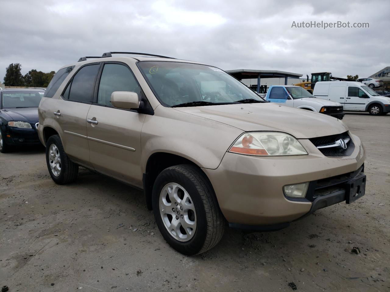 2002 Acura Mdx Touring Gold vin: 2HNYD18642H544757