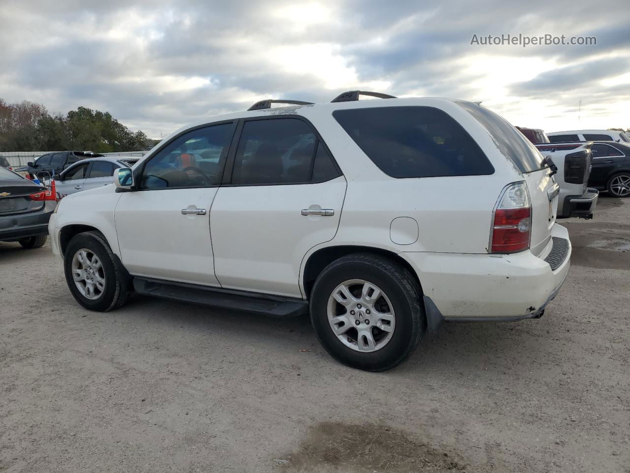 2005 Acura Mdx Touring Белый vin: 2HNYD18645H555875