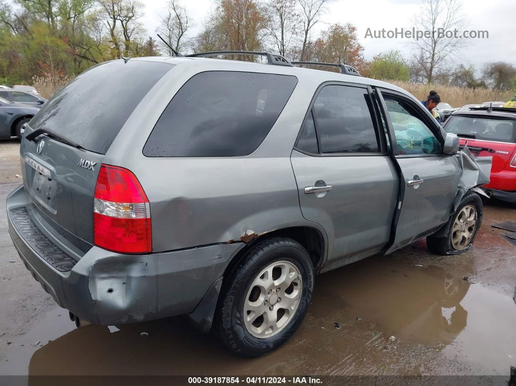 2002 Acura Mdx   Gray vin: 2HNYD18652H512402