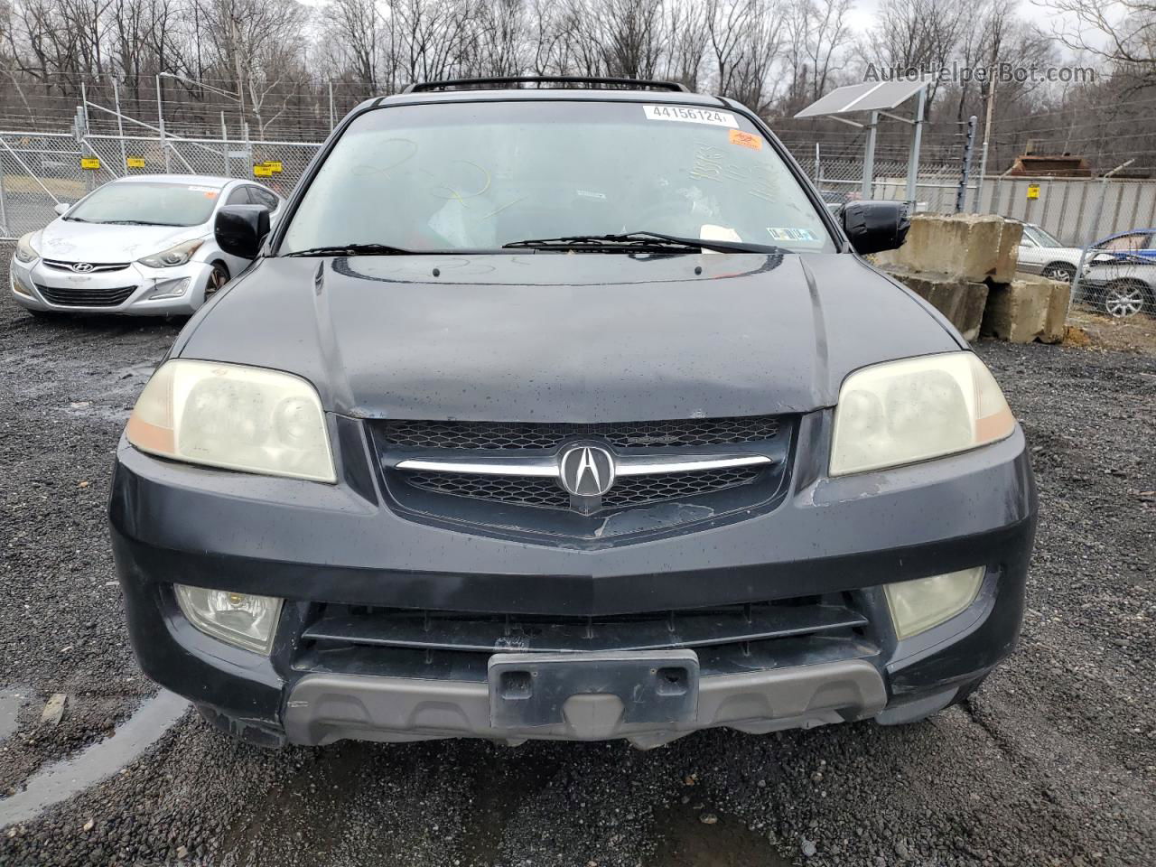 2002 Acura Mdx Touring Black vin: 2HNYD18652H542189