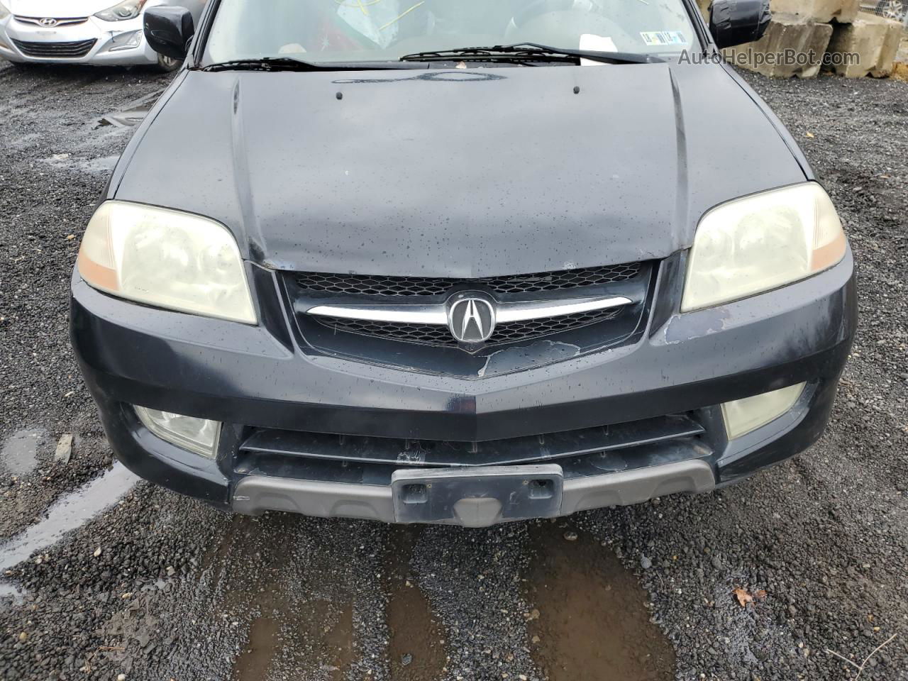 2002 Acura Mdx Touring Black vin: 2HNYD18652H542189