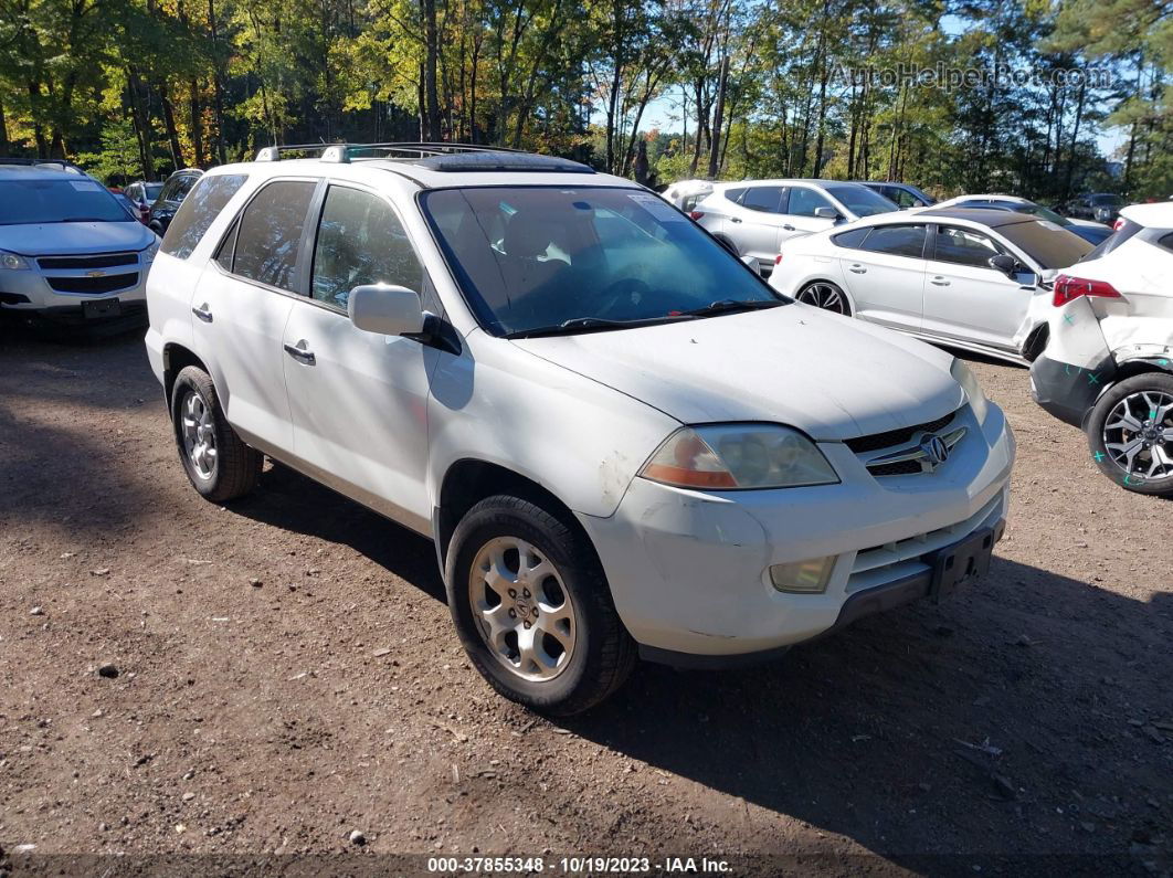 2002 Acura Mdx Touring Pkg Белый vin: 2HNYD18652H546517