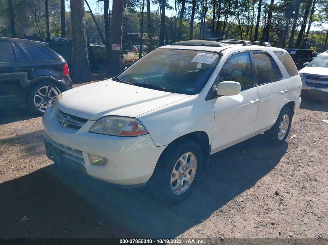 2002 Acura Mdx Touring Pkg Белый vin: 2HNYD18652H546517