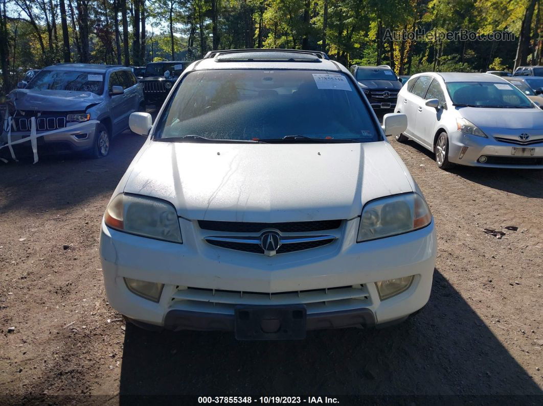 2002 Acura Mdx Touring Pkg White vin: 2HNYD18652H546517