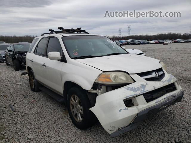 2005 Acura Mdx Touring White vin: 2HNYD18655H515420