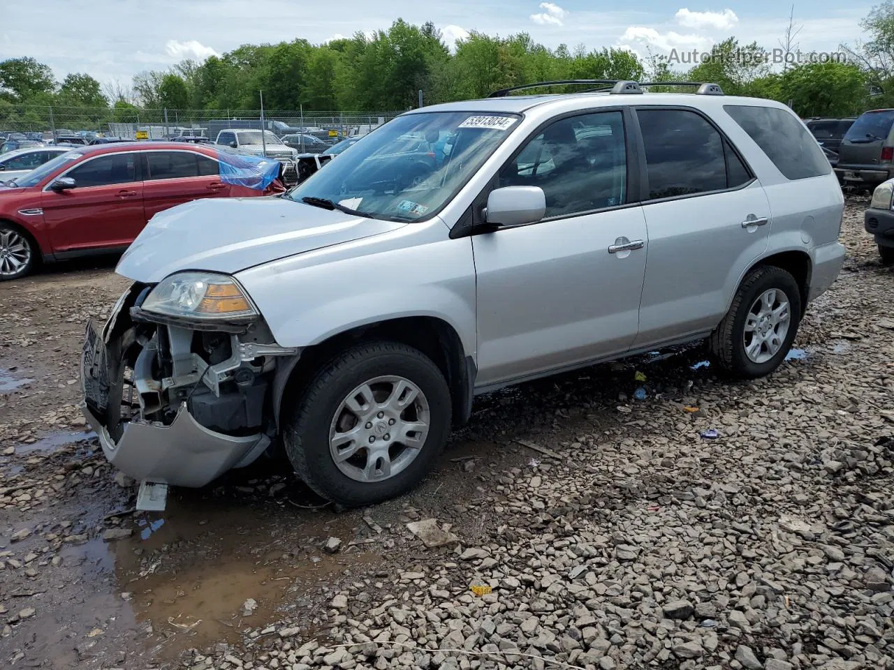 2005 Acura Mdx Touring Silver vin: 2HNYD18655H545761