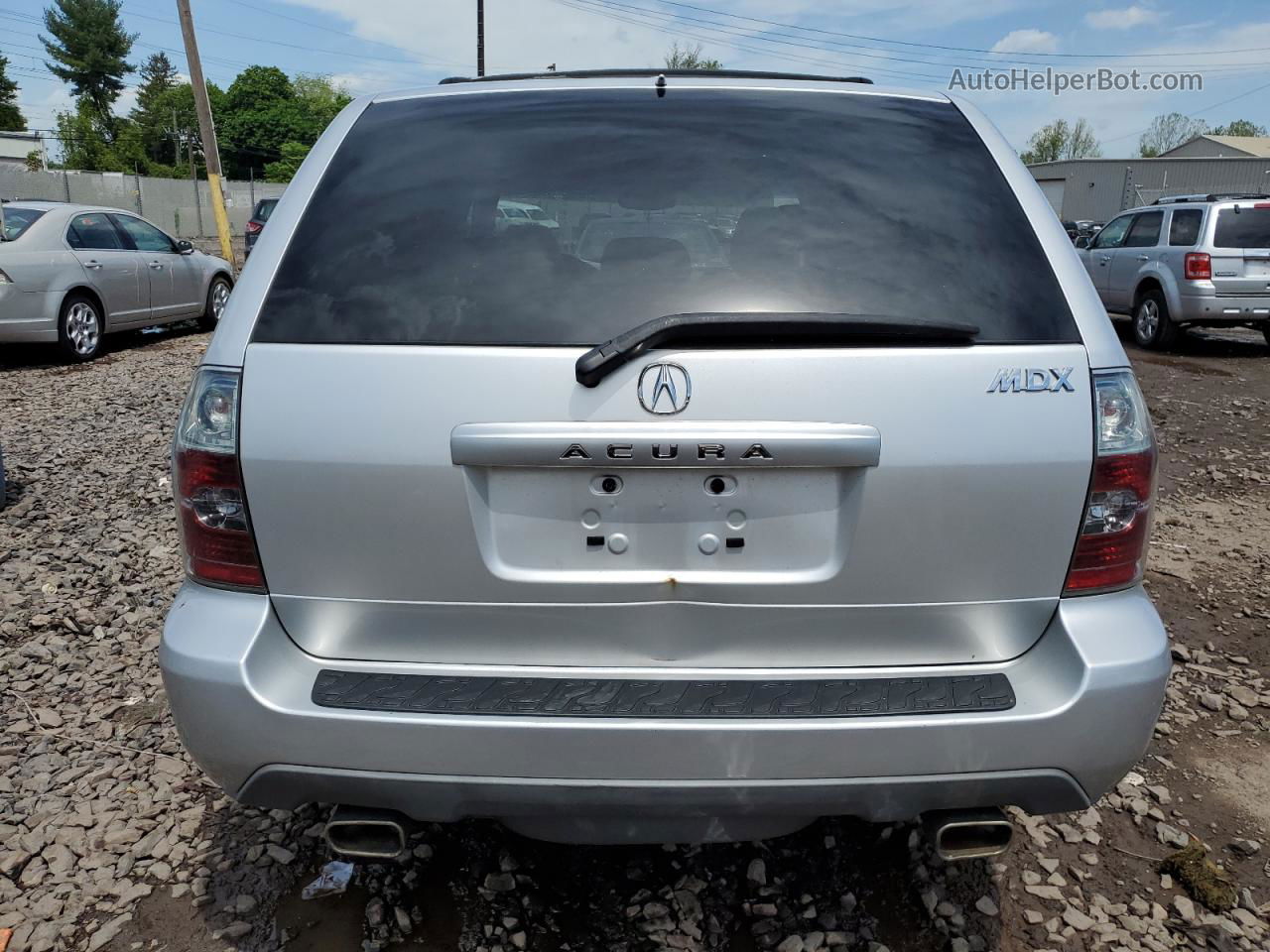 2005 Acura Mdx Touring Silver vin: 2HNYD18655H545761