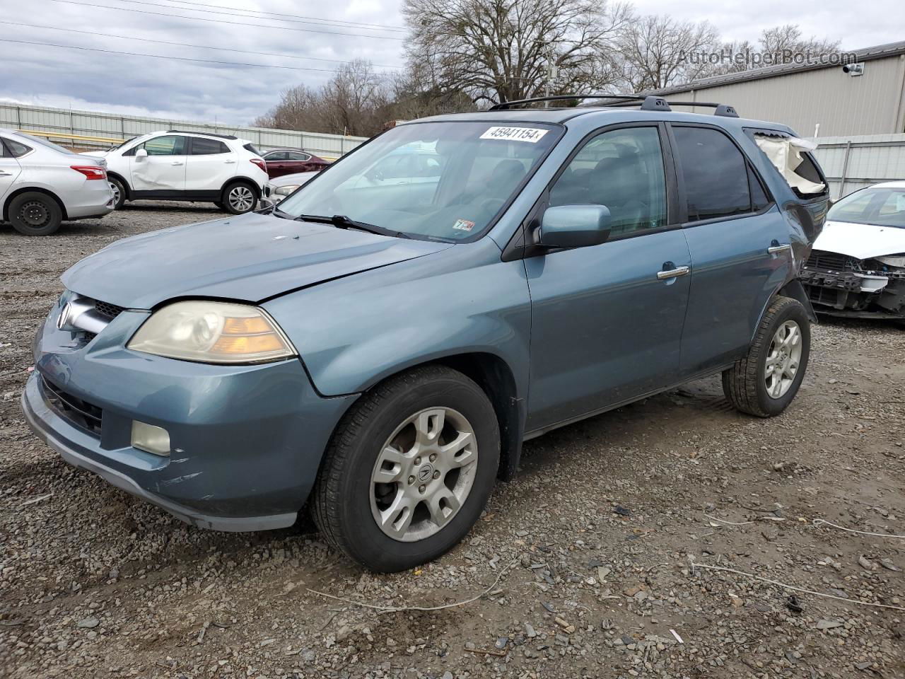 2005 Acura Mdx Touring Blue vin: 2HNYD18655H554119