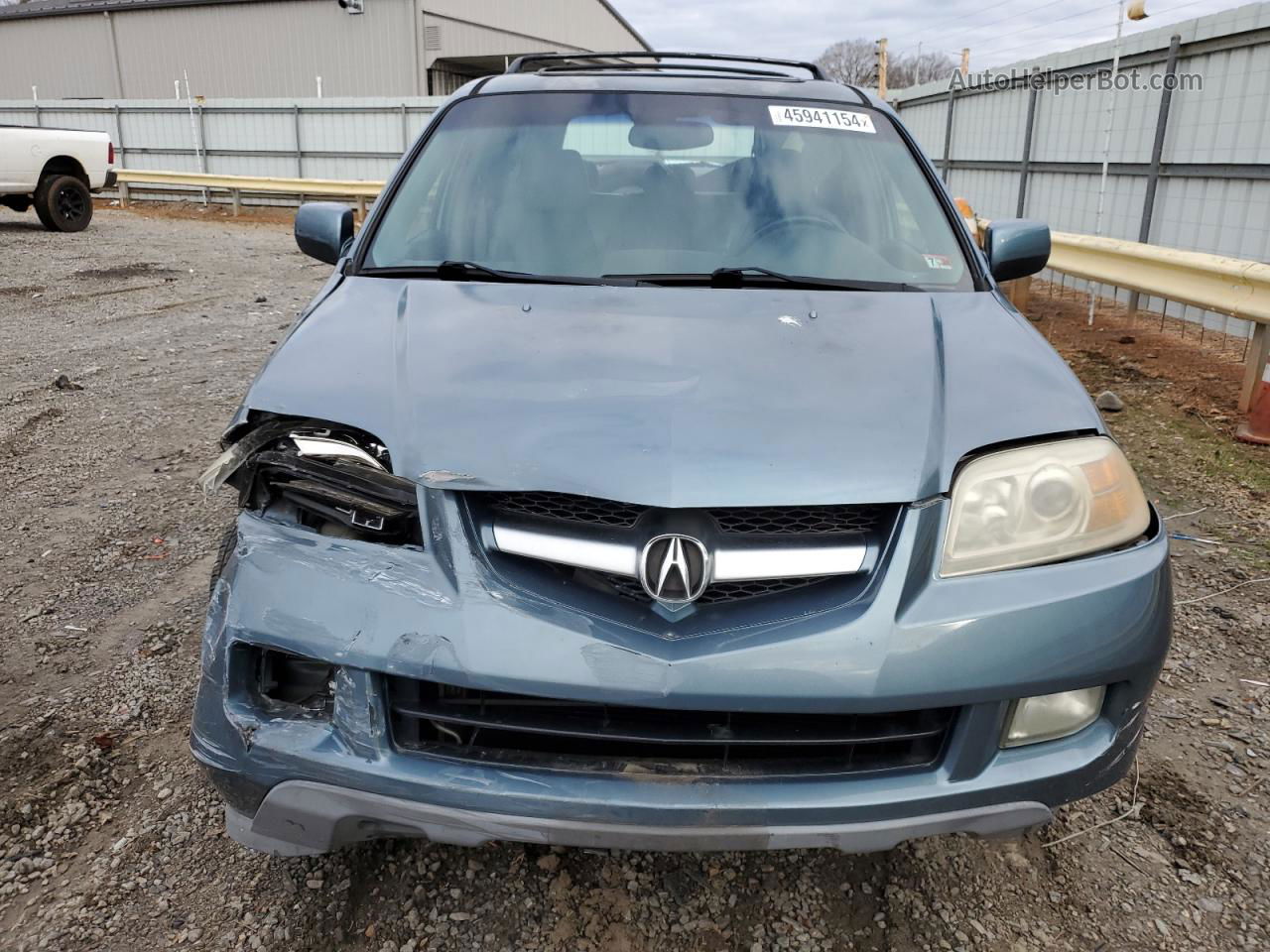 2005 Acura Mdx Touring Blue vin: 2HNYD18655H554119