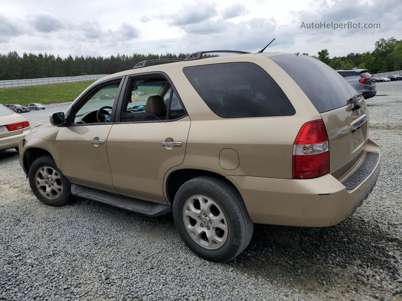 2002 Acura Mdx Touring Tan vin: 2HNYD18662H516295