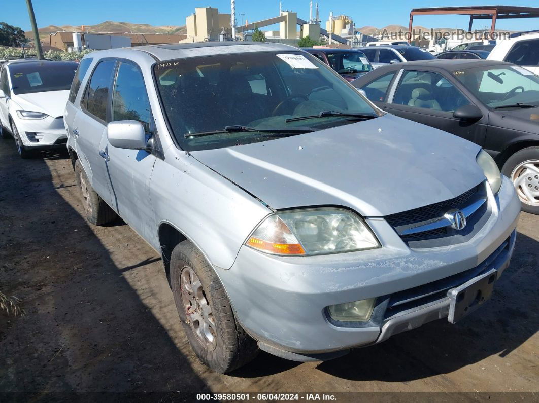 2002 Acura Mdx   Gray vin: 2HNYD18662H530150